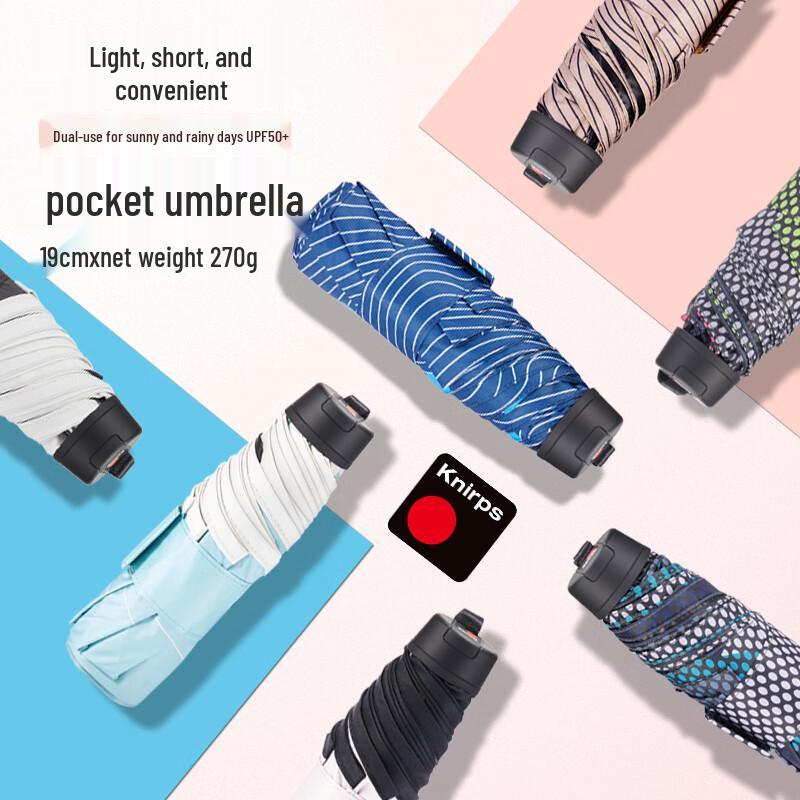 Knirps Compact UV Protection Portable Umbrella
Knirps Compact UV Protection Portable Umbrella
