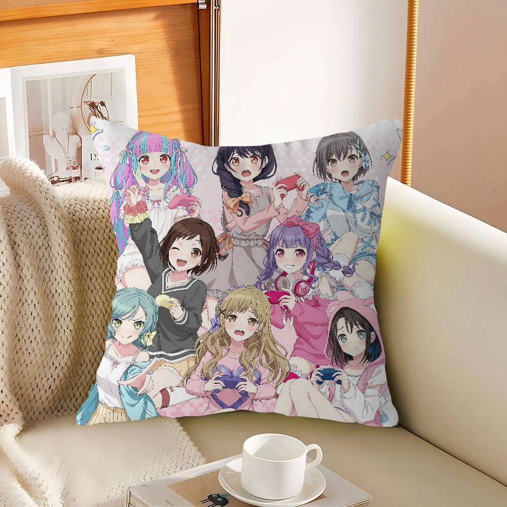 P-Poppin Party Anime 45*45cm Cushion Cover Pillow Cover Decor Pillowcase Home Pillowcase For Couch Pillow 12x12Inch
P-Poppin Party Anime 45*45cm Cushion Cover Pillow Cover Decor Pillowcase Home Pillowcase For Couch Pillow 12x12Inch