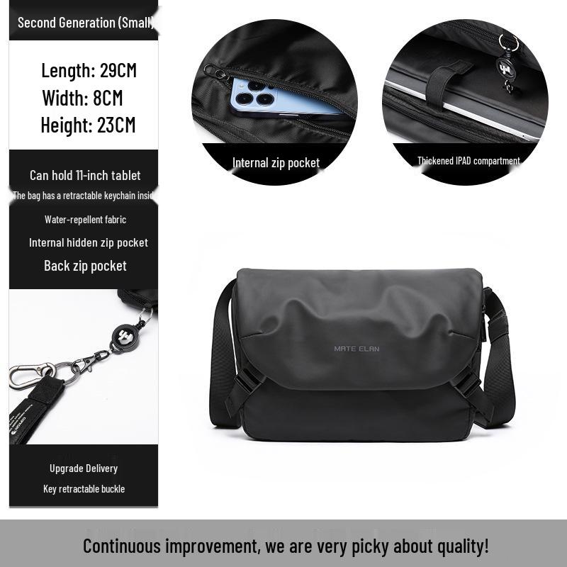 Men s Fashionable Crossbody Messenger Bag - Versatile Japanese Style for Casual or Student Use 32x8x21cm
Men s Fashionable Crossbody Messenger Bag - Versatile Japanese Style for Casual or Student Use 32x8x21cm