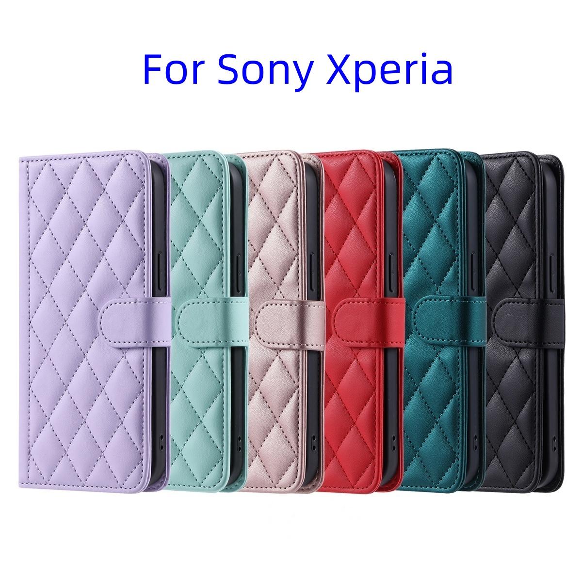 Для Sony Xperia 1 V, Xperia 5, Xperia 1 IV, Xperia 1, Xperia 10 III, Xperia 10, Xperia 5 III... Чехол-сумка из искусственной кожи с ромбовидным клетчатым узором
Для Sony Xperia 1 V, Xperia 5, Xperia 1 IV, Xperia 1, Xperia 10 III, Xperia 10, Xperia 5 III... Чехол-сумка из искусственной кожи с ромбовидным клетчатым узором