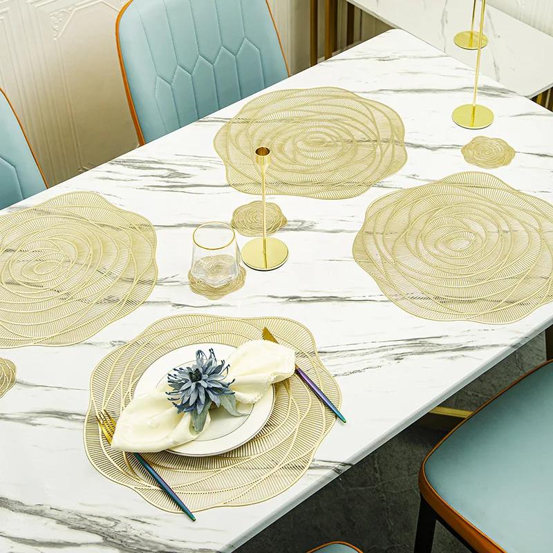 Skeleton Rose PVC Coasters Non-slip Heat Insulation Waterproof Mat Creative Upscale Placemats Coaster Kitchen Accessory
Skeleton Rose PVC Coasters Non-slip Heat Insulation Waterproof Mat Creative Upscale Placemats Coaster Kitchen Accessory