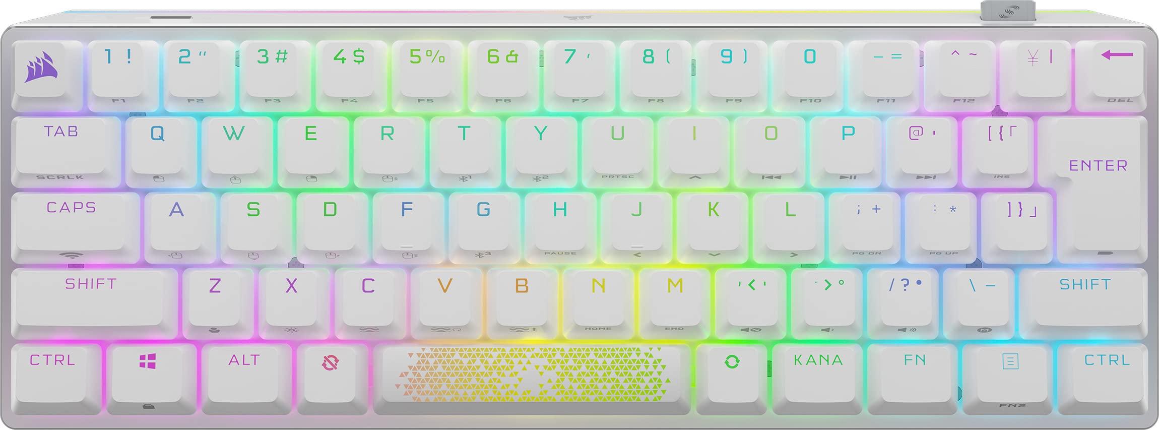 CORSAIR K70 PRO MINI RGB Wireless Gaming Keyboard Hot Swap Keyboard White MX SPEED Axis USB-A 60% CH-9189114-JP
CORSAIR K70 PRO MINI RGB Wireless Gaming Keyboard Hot Swap Keyboard White MX SPEED Axis USB-A 60% CH-9189114-JP