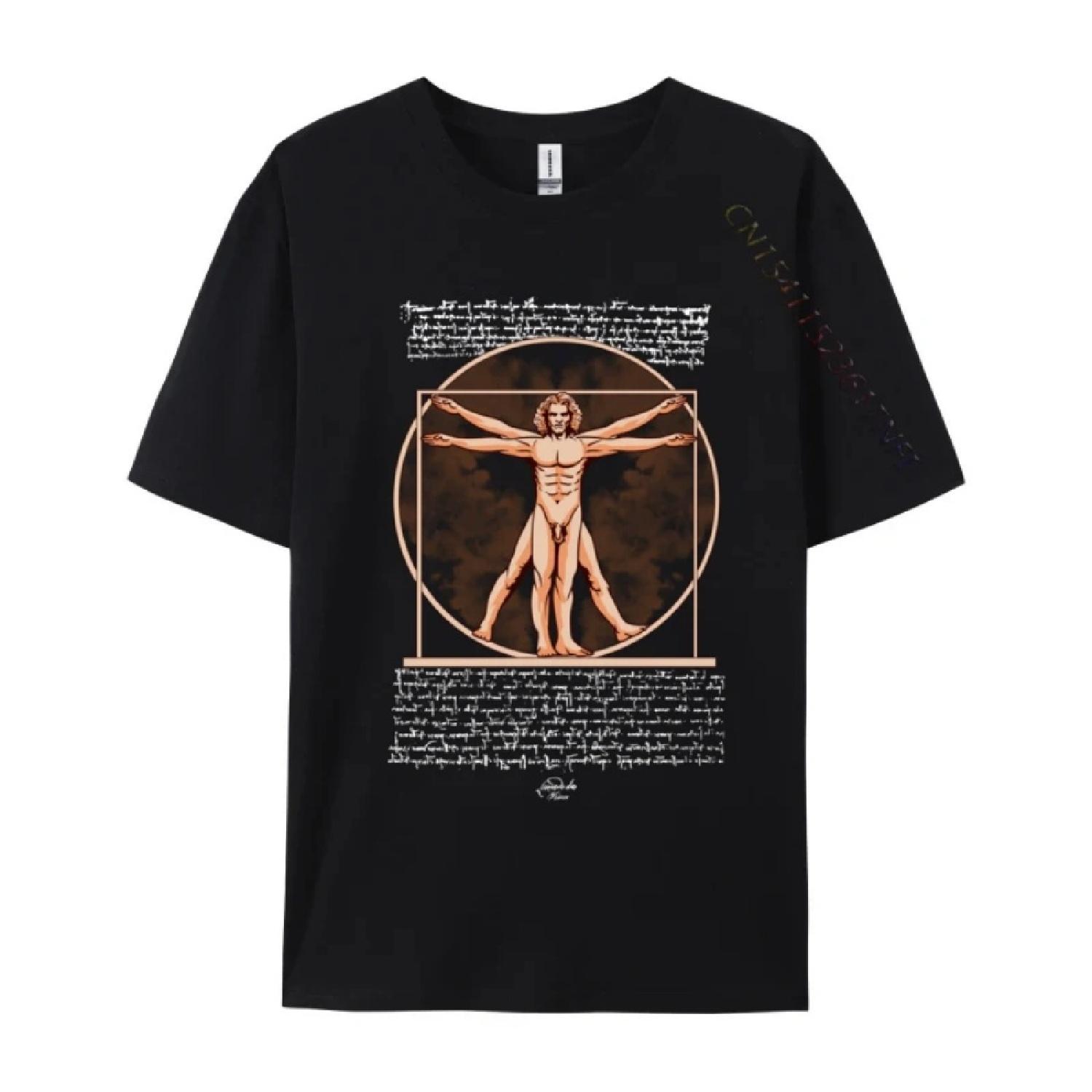 Vitruvian Man Leonardo Da Vinci Funny Art 2024 Discount Men Tshirts Customized Tops & Tees Cotton Normal Tee Shirts Wholesale XXXXXL чорний
Vitruvian Man Leonardo Da Vinci Funny Art 2024 Discount Men Tshirts Customized Tops & Tees Cotton Normal Tee Shirts Wholesale XXXXXL чорний