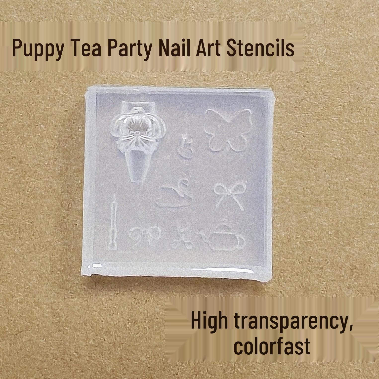 Creative DIY Nail Art Molds: Tea Party, Puppy, and Swan High-Transparency Silicone Set
Creative DIY Nail Art Molds: Tea Party, Puppy, and Swan High-Transparency Silicone Set