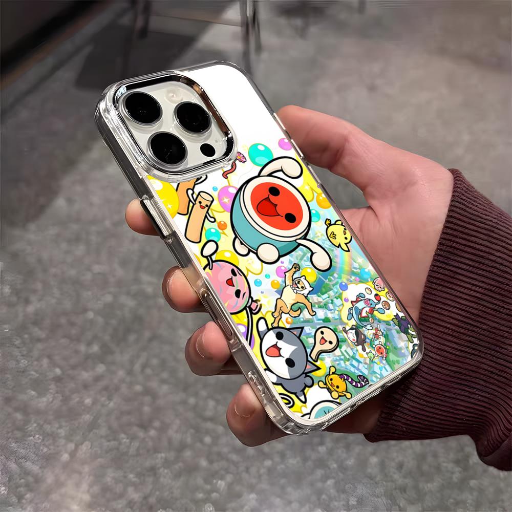 Taiko No Tatsujin Phone Case For IPhone 17 Air 16 E 15 14 13 12 11 Plus Pro Max Electroplated Transparent Soft Shell iPhone 12
Taiko No Tatsujin Phone Case For IPhone 17 Air 16 E 15 14 13 12 11 Plus Pro Max Electroplated Transparent Soft Shell iPhone 12