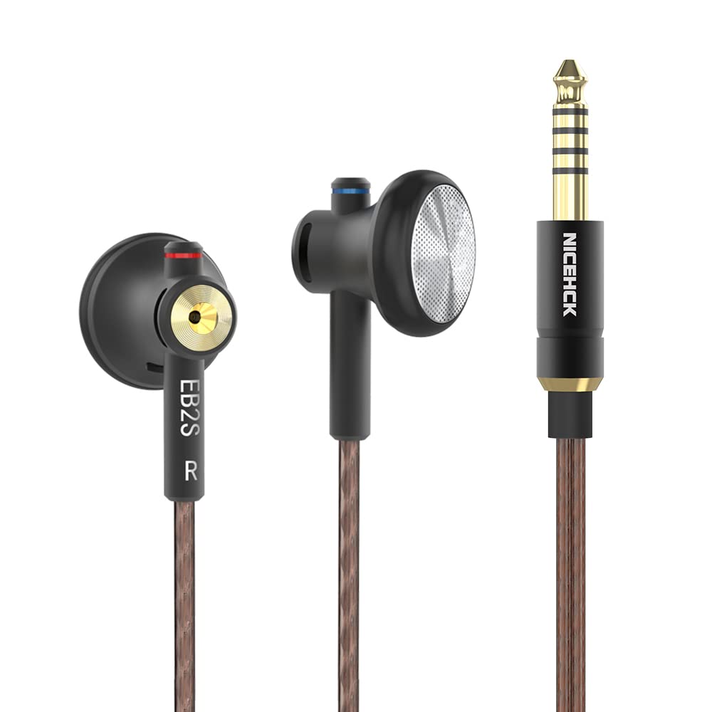 NICEHCK EB2S Dynamic Driver Earphones Japanese LPC Diaphragm 1DD Simple and Classic Design Aluminum Alloy Housing Balanced Plug High Purity Copper
NICEHCK EB2S Dynamic Driver Earphones Japanese LPC Diaphragm 1DD Simple and Classic Design Aluminum Alloy Housing Balanced Plug High Purity Copper