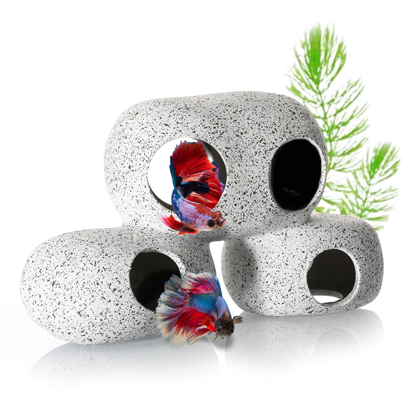 heizi Aquarium Stone Fish Tank Object Fish Hideout Ornament Figurine for Medaka, Tropical Fish, and Goldfish (3 Medium Stones)
heizi Aquarium Stone Fish Tank Object Fish Hideout Ornament Figurine for Medaka, Tropical Fish, and Goldfish (3 Medium Stones)