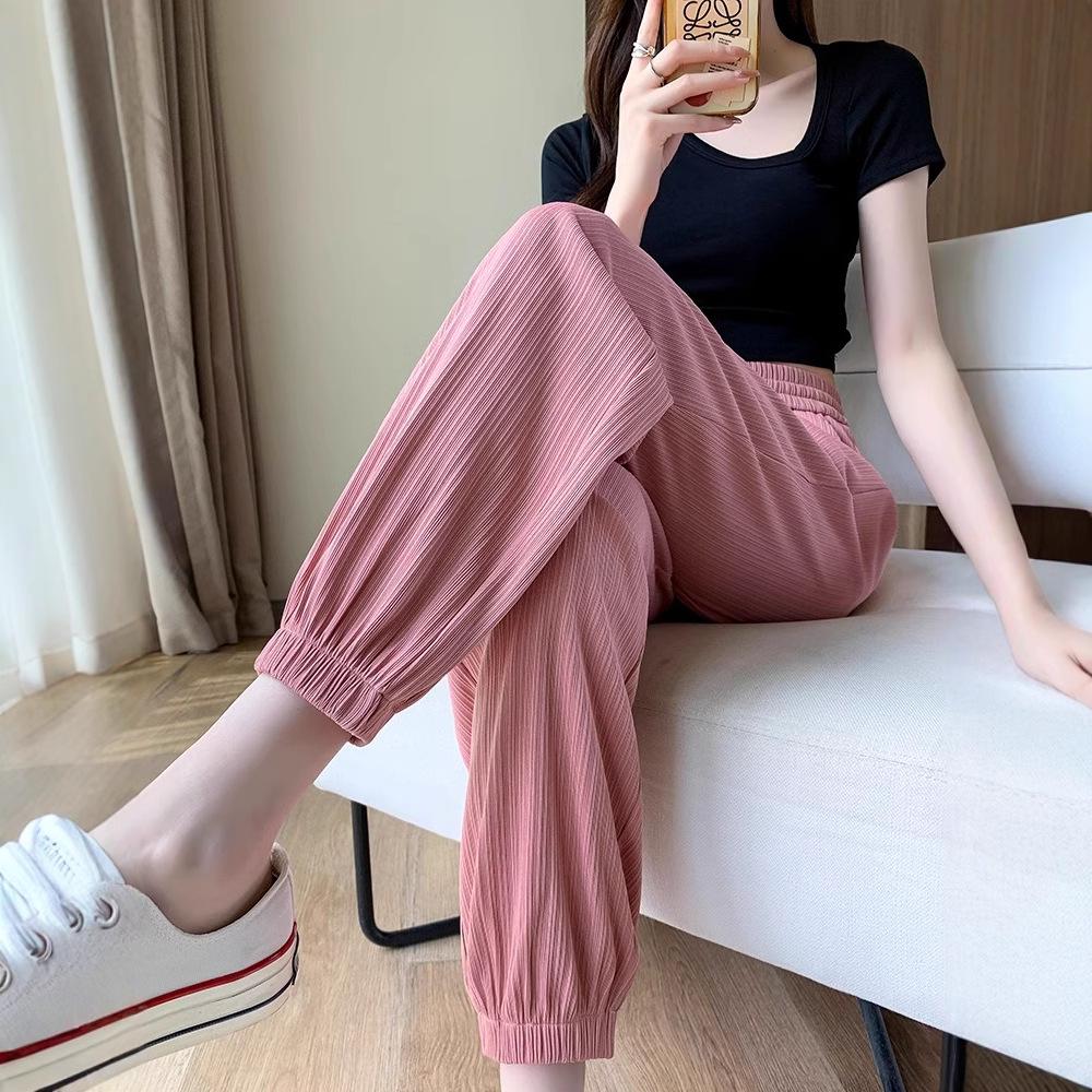 Petite Cool Ice Silk 150 Drape Women s Summer Ankle-Length Mosquito-Proof Sport Lantern Capri Pants XS M (96-105 lbs)
Petite Cool Ice Silk 150 Drape Women s Summer Ankle-Length Mosquito-Proof Sport Lantern Capri Pants XS M (96-105 lbs)