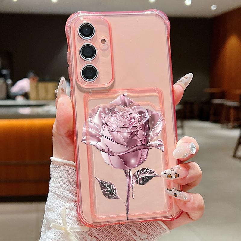 Мягкий силиконовый чехол с отделением для карт и кристаллами в виде розы для Samsung S24 FE S23 S22 Ultra A16 A55 A54 A15 A35, прозрачный противоударный чехол для телефона Samsung A35 5G розовый
Мягкий силиконовый чехол с отделением для карт и кристаллами в виде розы для Samsung S24 FE S23 S22 Ultra A16 A55 A54 A15 A35, прозрачный противоударный чехол для телефона Samsung A35 5G розовый