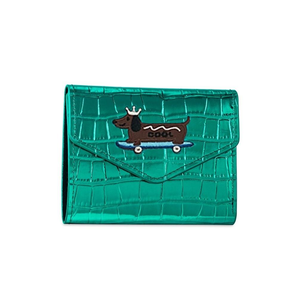 Portable Crocodile Pattern Wallet Embroidered Sausage Dog Candy Color Short Leather Purse Anti-splash Water Multiple Card
Portable Crocodile Pattern Wallet Embroidered Sausage Dog Candy Color Short Leather Purse Anti-splash Water Multiple Card