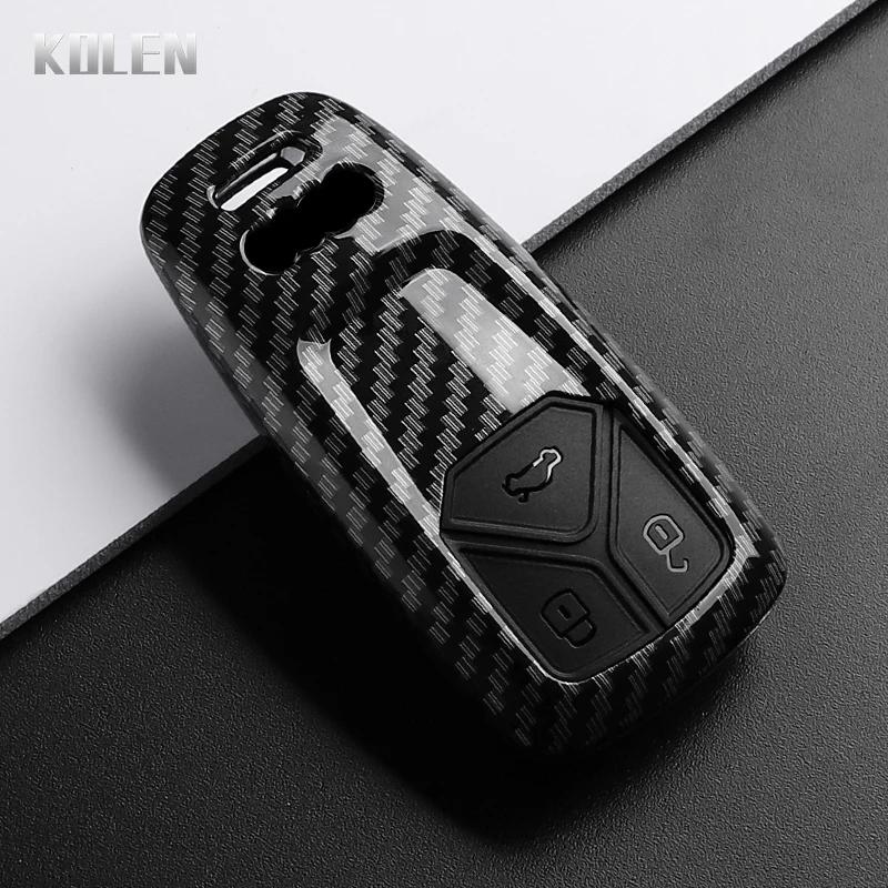 ABS Carbon Fiber Car Key Case Cover for A4 B9 A5 A6 8S 8W Q5 Q7 4M S4 S5 S7 TT TTS TFSI RS Protector Shell Fob Accessories
ABS Carbon Fiber Car Key Case Cover for A4 B9 A5 A6 8S 8W Q5 Q7 4M S4 S5 S7 TT TTS TFSI RS Protector Shell Fob Accessories