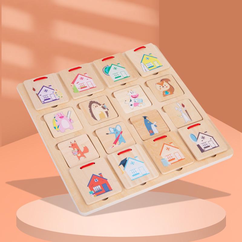 Kindergarten Animal House Match Puzzle - Early Education, Parent-Child Interactive Toy
Kindergarten Animal House Match Puzzle - Early Education, Parent-Child Interactive Toy