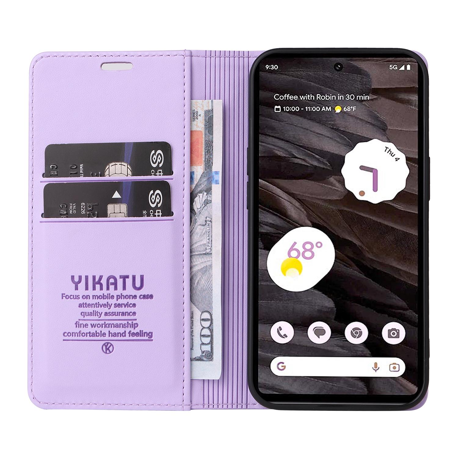 YIKATU YK-001 For Google Pixel 7a Leather Case Magnetic Closure Ultra thin Phone Case Light Purple
YIKATU YK-001 For Google Pixel 7a Leather Case Magnetic Closure Ultra thin Phone Case Light Purple
