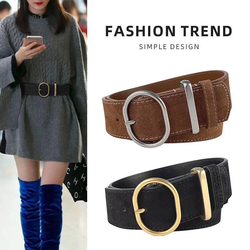 Suede Matte Wide Version Women S Leather Belt Waist Girdle Thin Sweater Suit Jacket Coat Decorative Women S Waist Seal 105cm
Suede Matte Wide Version Women S Leather Belt Waist Girdle Thin Sweater Suit Jacket Coat Decorative Women S Waist Seal 105cm
