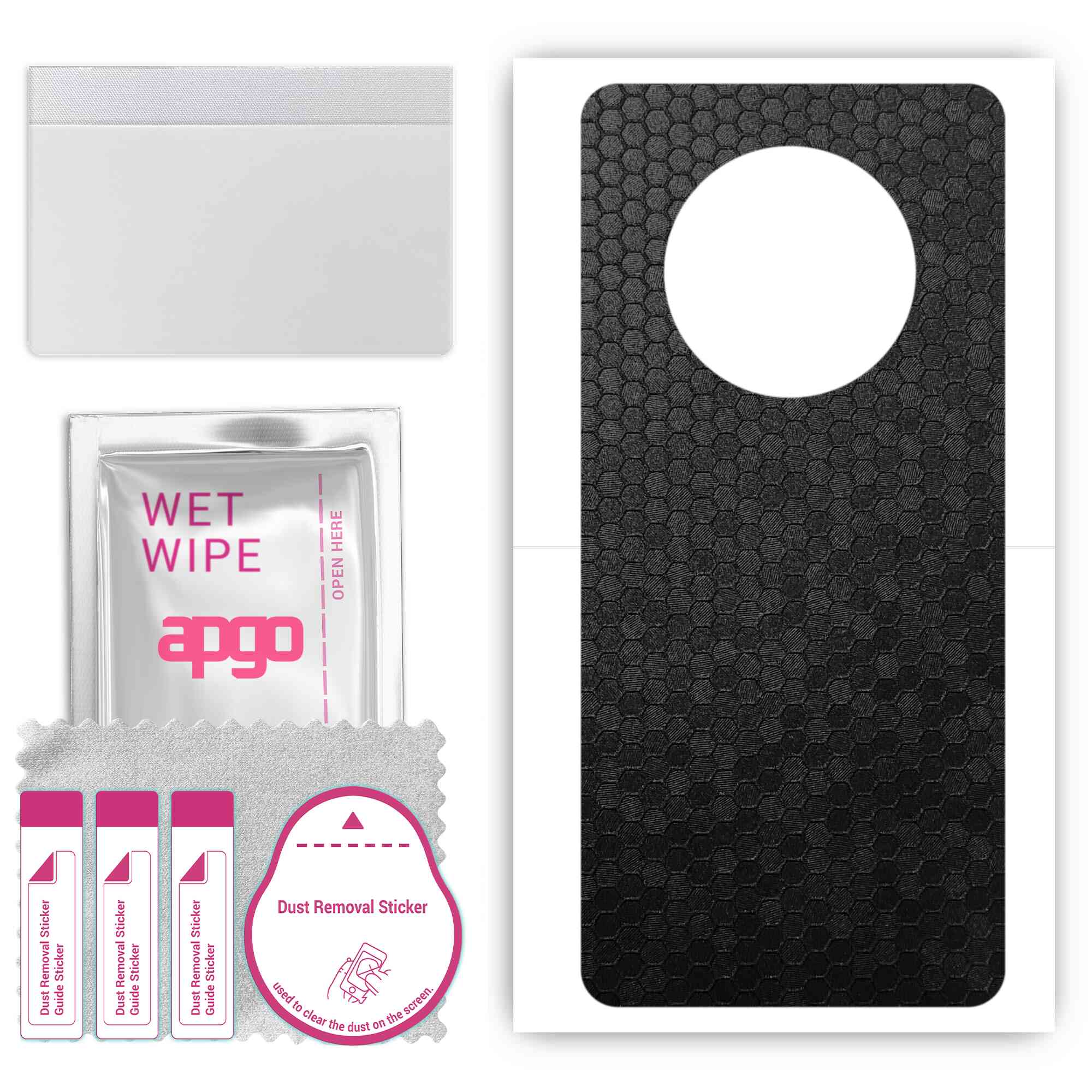 apgo Protective Skin Sticker for the back compatible with Huawei Mate 40E, Wrap Film, Foil, Vinyl - Pattern Black Honeycomb
apgo Protective Skin Sticker for the back compatible with Huawei Mate 40E, Wrap Film, Foil, Vinyl - Pattern Black Honeycomb
