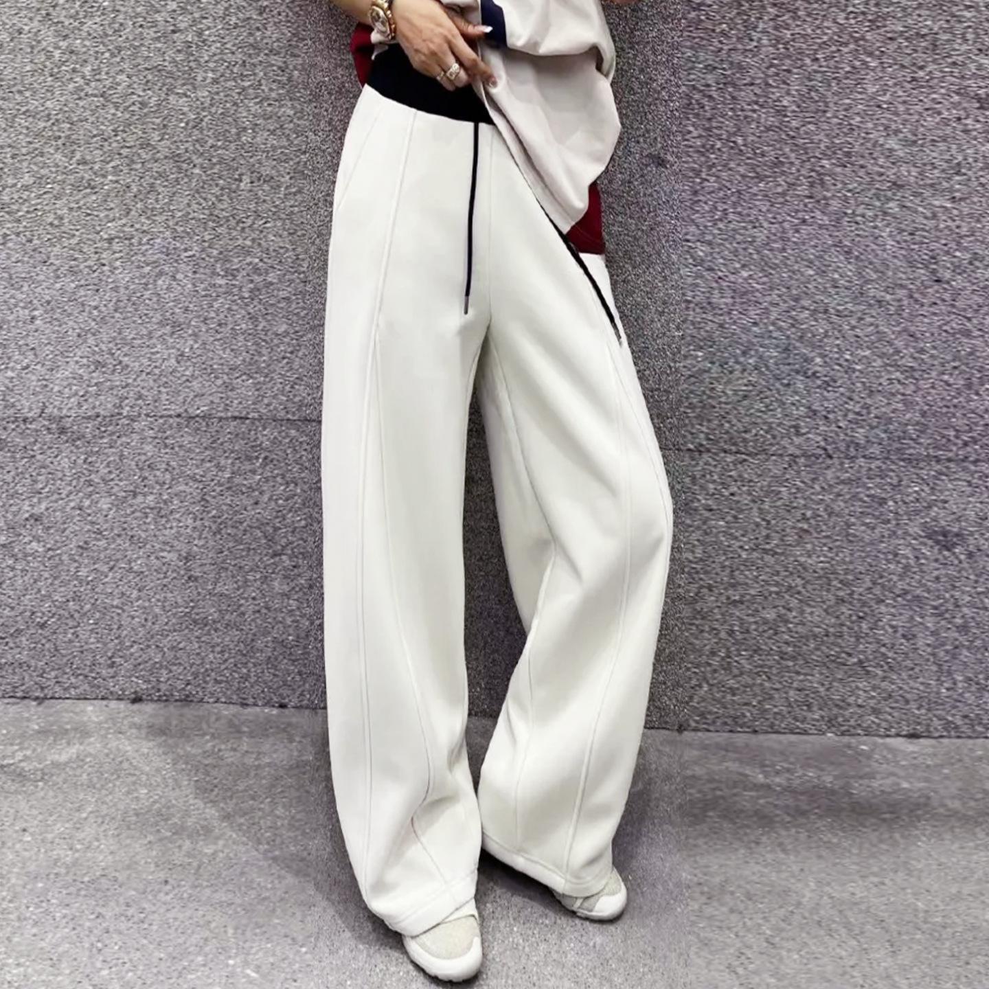 Women s Winter Gray Contrast Curved Leg Plus Velvet Wool Wide Leg Casual Pants M
Women s Winter Gray Contrast Curved Leg Plus Velvet Wool Wide Leg Casual Pants M