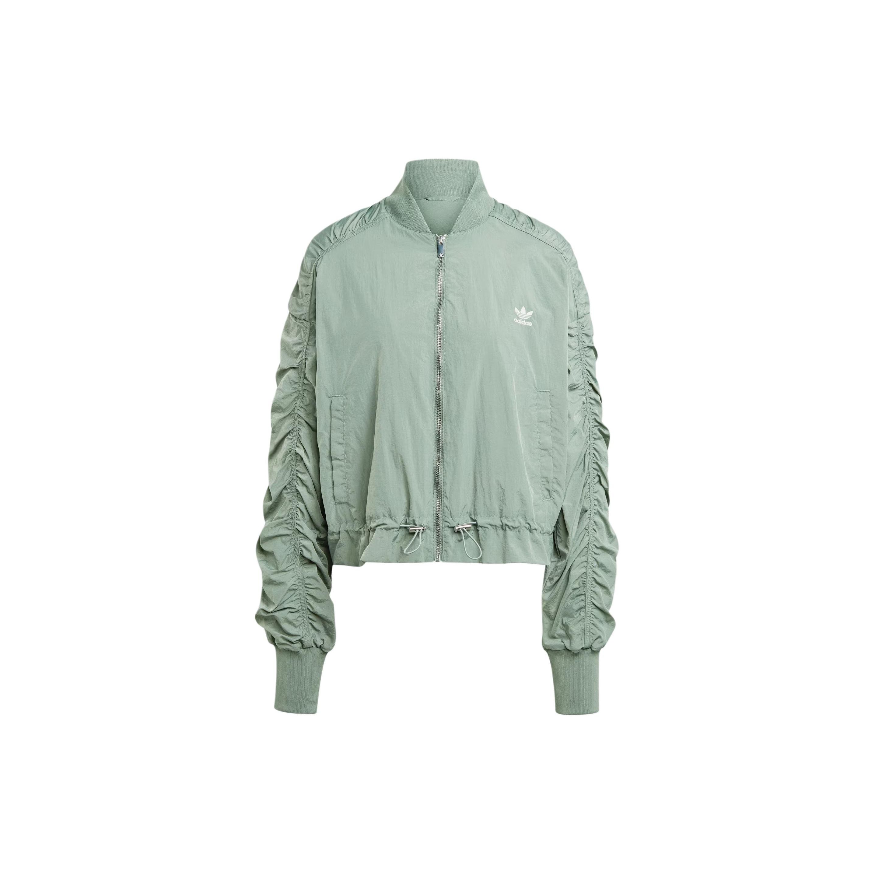 Adidas Originals Three-Stripes Lightweight Loose Short Bomber Jacket Women Trace Green IY3421 XS
Adidas Originals Three-Stripes Lightweight Loose Short Bomber Jacket Women Trace Green IY3421 XS