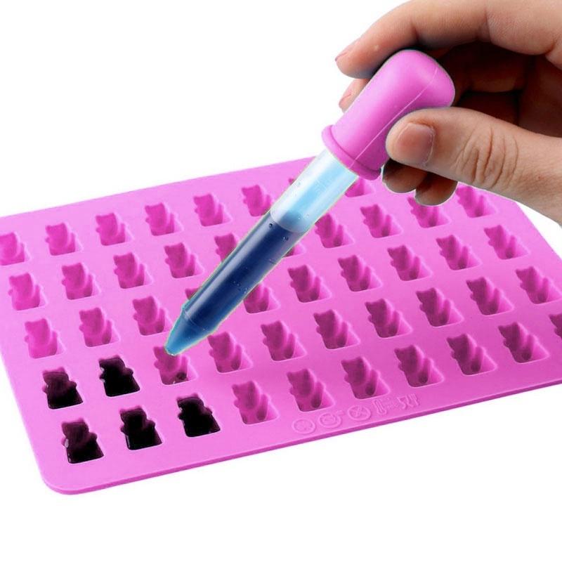 50 жевательных конфет, форма для медведя, новинка, силиконовый шоколад, конфеты, лед, новый лоток
50 жевательных конфет, форма для медведя, новинка, силиконовый шоколад, конфеты, лед, новый лоток