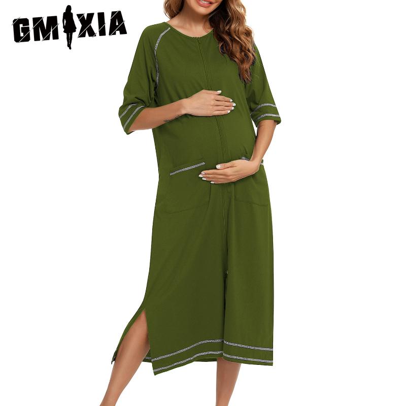GMXIA Весна и Лето Домашняя одежда Удобное Повседневное Платье для Беременных и Кормящих Свободная Пижама Рукав семь восьмых Большой Размер Халат XXL армия зеленый
GMXIA Весна и Лето Домашняя одежда Удобное Повседневное Платье для Беременных и Кормящих Свободная Пижама Рукав семь восьмых Большой Размер Халат XXL армия зеленый