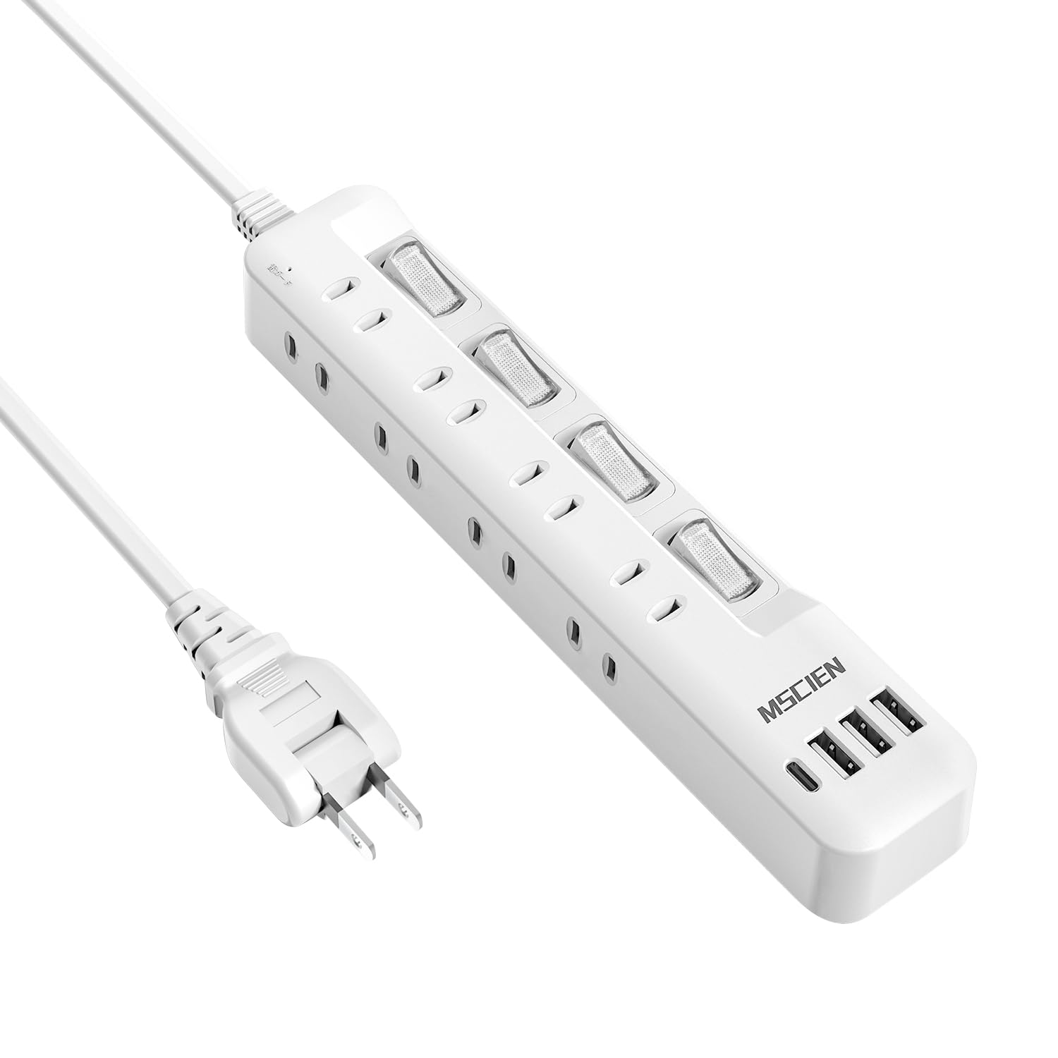 Mscien Мережевий фільтр з 8 розетками змінного струму, 1 портом USBC, 3 портами USBA, подовжувачем 2 м, USB Lightning, OA, Поворотний, Стильний, USB, Розетки, Розетка, Розетки, Шнур, Захист, Розетки, білий
Mscien Мережевий фільтр з 8 розетками змінного струму, 1 портом USBC, 3 портами USBA, подовжувачем 2 м, USB Lightning, OA, Поворотний, Стильний, USB, Розетки, Розетка, Розетки, Шнур, Захист, Розетки, білий