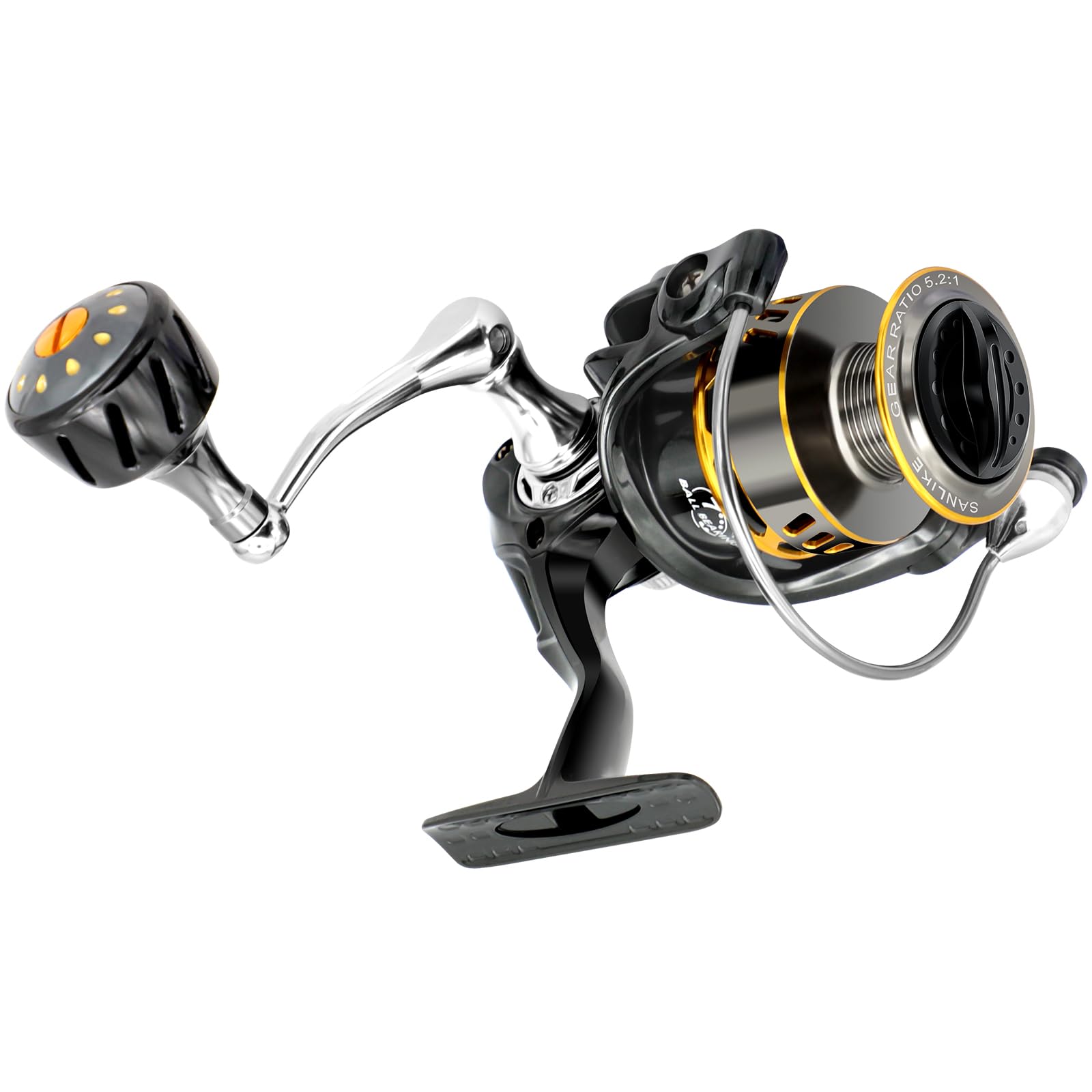 SANLIKE Spinning Reel Egging Reel 15KG Drag Force High Speed Gear Ratio Ultra Light Shockproof Corrosion Resistant Carbon Sea Fishing Long Throw Reel
SANLIKE Spinning Reel Egging Reel 15KG Drag Force High Speed Gear Ratio Ultra Light Shockproof Corrosion Resistant Carbon Sea Fishing Long Throw Reel