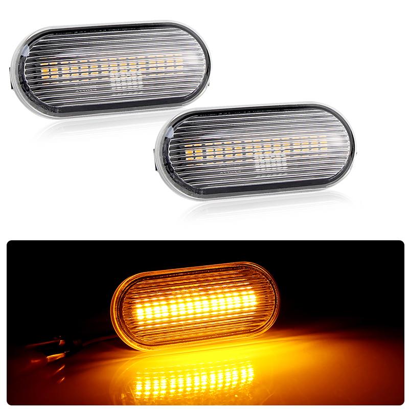 2PCS For SEAT Ibiza 6L 2002-2008 Cordoba 1993-1999 Toledo 1M 1996-2006 Clear Lens LED Side Marker Sequential Turn Signal Light
2PCS For SEAT Ibiza 6L 2002-2008 Cordoba 1993-1999 Toledo 1M 1996-2006 Clear Lens LED Side Marker Sequential Turn Signal Light
