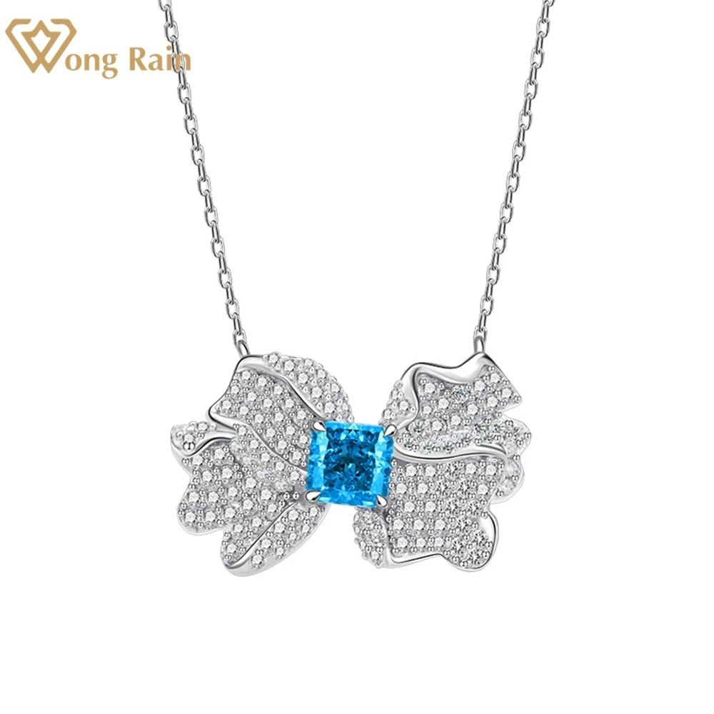 Wong Rain, 100% стерлинговое серебро 925 пробы, дробленый лед, AAAAA, цирконы, драгоценный камень, Свадебная вечеринка, кулон в виде бабочки, ожерелье для женщин, ювелирные изделия 45cm морской синий
Wong Rain, 100% стерлинговое серебро 925 пробы, дробленый лед, AAAAA, цирконы, драгоценный камень, Свадебная вечеринка, кулон в виде бабочки, ожерелье для женщин, ювелирные изделия 45cm морской синий