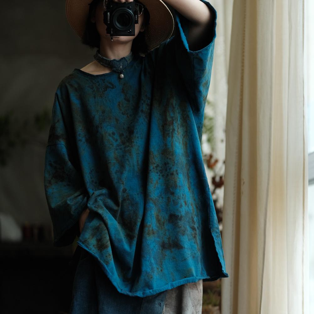 Johnature Женские футболки с весенним принтом и цветочным принтом, повседневные свободные трикотажные футболки с длинным рукавом и круглым вырезом One Size
Johnature Женские футболки с весенним принтом и цветочным принтом, повседневные свободные трикотажные футболки с длинным рукавом и круглым вырезом One Size