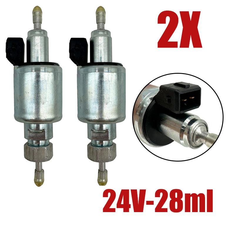 2X 12V/24V Detachable Air Diesel Heater Oil Fuel Pump 16ML 22ML 28ML For Webasto Eberspacher Truck Heater Pulse Meter Pump 2X 28ML 24V
2X 12V/24V Detachable Air Diesel Heater Oil Fuel Pump 16ML 22ML 28ML For Webasto Eberspacher Truck Heater Pulse Meter Pump 2X 28ML 24V