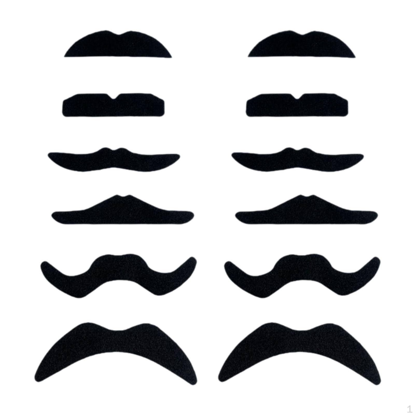 Набор из 12 усов на Хэллоуин, аксессуар для ролевых игр Black
Набор из 12 усов на Хэллоуин, аксессуар для ролевых игр Black