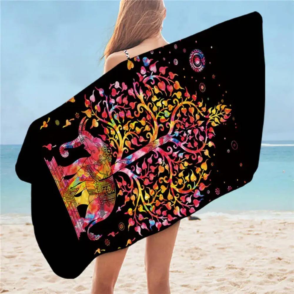 BeddingOutlet Elephant Bath Towel Bathroom Microfiber Mandala Beach Towel for Adult Bohemian Hippie Shower Toalla W40*H60(CM)
BeddingOutlet Elephant Bath Towel Bathroom Microfiber Mandala Beach Towel for Adult Bohemian Hippie Shower Toalla W40*H60(CM)