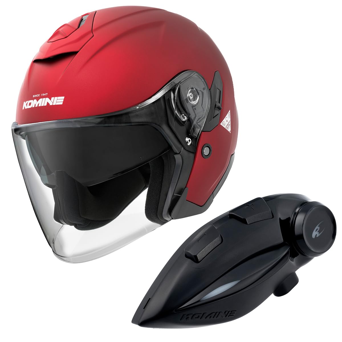 KOMINE FL Composite FRP Jet Helmet Motorcycle Intercom Mat Metal Red M HK-172 + KK-902
KOMINE FL Composite FRP Jet Helmet Motorcycle Intercom Mat Metal Red M HK-172 + KK-902