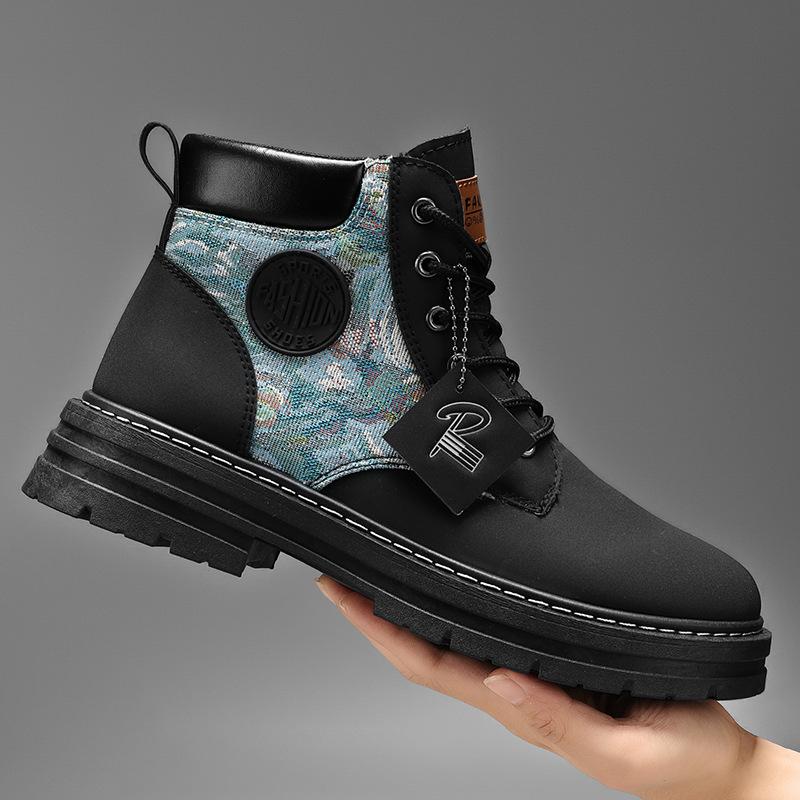 MD89 men s three-color high-top Martin boots autumn and winter lace-up British big-head shoes retro matte leather thick-soled big yellow boots 44
MD89 men s three-color high-top Martin boots autumn and winter lace-up British big-head shoes retro matte leather thick-soled big yellow boots 44
