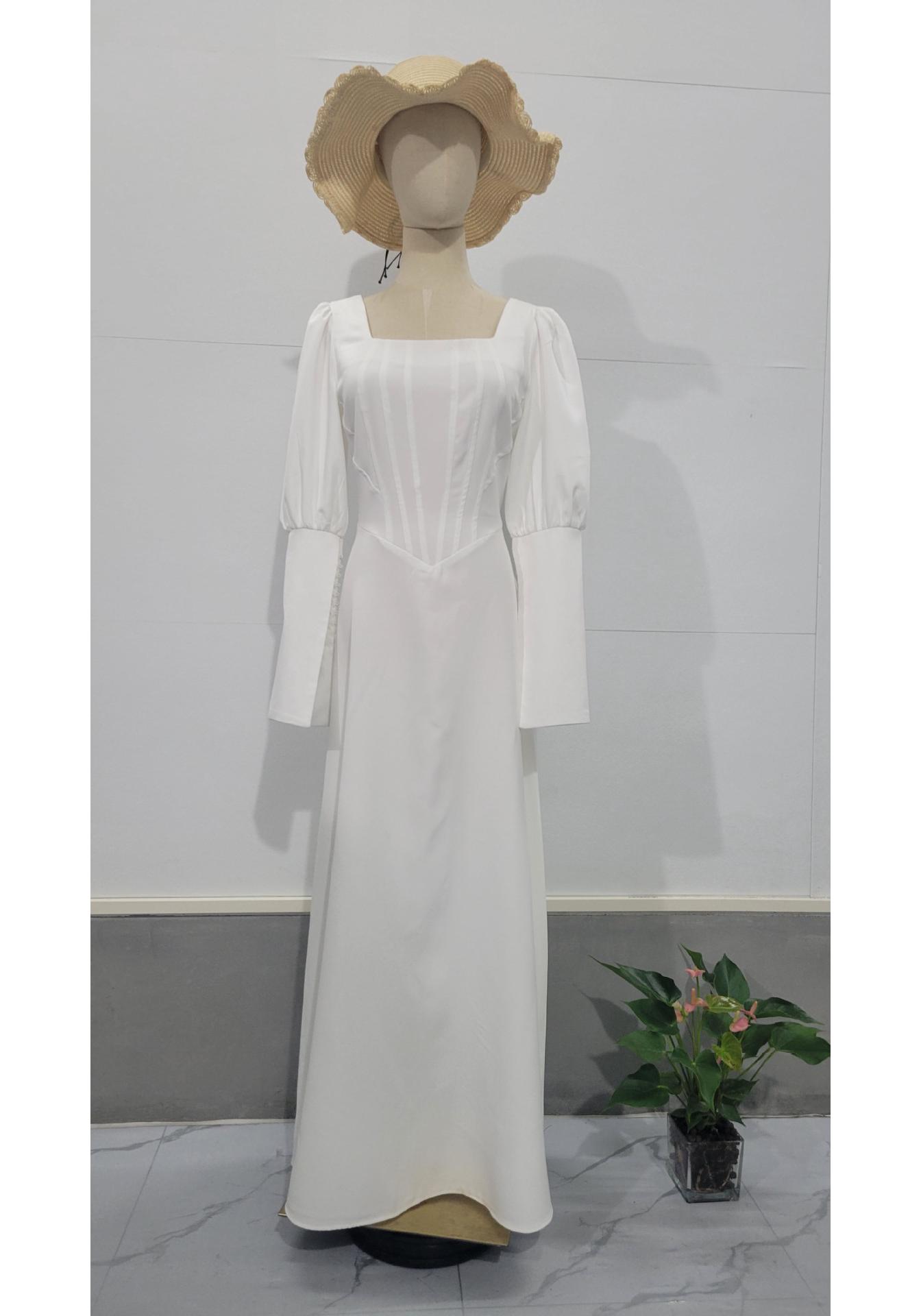 European Autumn 2026 Long Sleeve Square Neck Midi Dress with Waist-cinching Design Extra Large
European Autumn 2026 Long Sleeve Square Neck Midi Dress with Waist-cinching Design Extra Large
