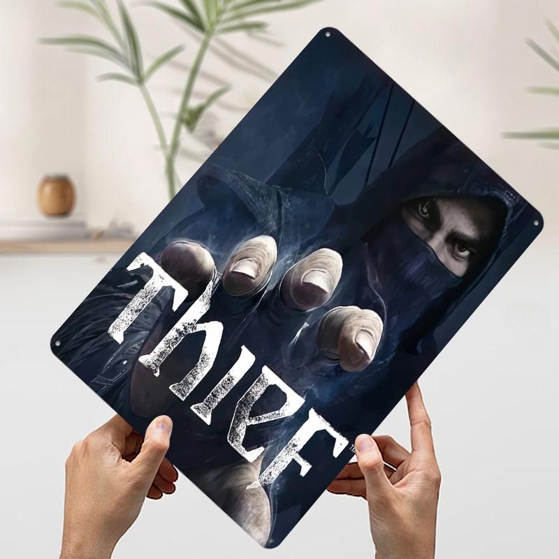 Thief Game Cover Art Printed Poster Customized Wall Art Retro Vintage Metal Tin Signs for Bedroom Decoration Room Decor Men Home 7.9x11.8In(20x30cm)
Thief Game Cover Art Printed Poster Customized Wall Art Retro Vintage Metal Tin Signs for Bedroom Decoration Room Decor Men Home 7.9x11.8In(20x30cm)