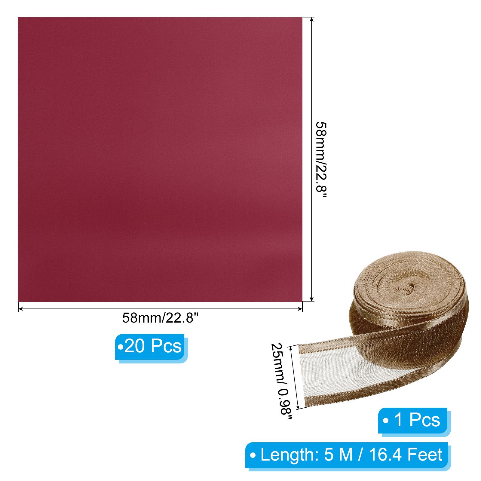 20 Sheets Flower Wrapping Paper 22.8 x22.8 with Ribbon for Gift Packaging Red червоний
20 Sheets Flower Wrapping Paper 22.8 x22.8 with Ribbon for Gift Packaging Red червоний