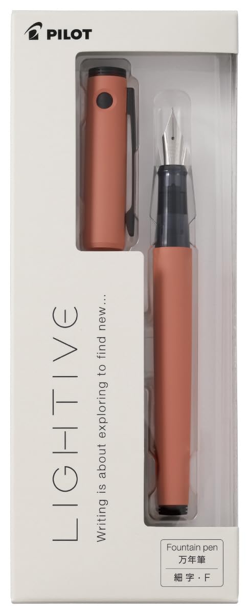 Pilot Light Fountain Fine Coral Pen, Nib, (PFLT1CORF)
Pilot Light Fountain Fine Coral Pen, Nib, (PFLT1CORF)