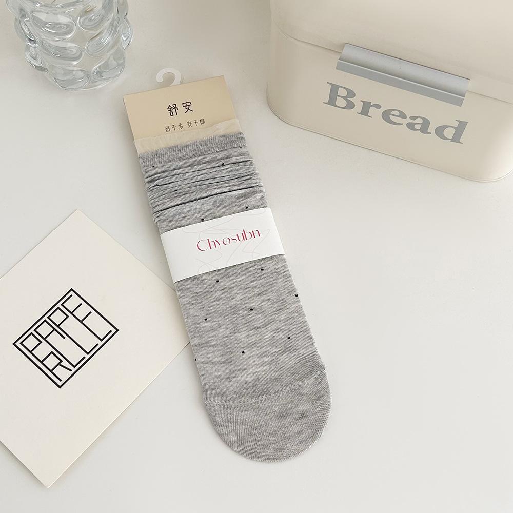 Women s Mid-calf Socks, Autumn Solid Color Lace Polka Dot Breathable and Sweat-absorbent Pile Women s Long Calf Ballet-style Cotton Socks 1 pair
Women s Mid-calf Socks, Autumn Solid Color Lace Polka Dot Breathable and Sweat-absorbent Pile Women s Long Calf Ballet-style Cotton Socks 1 pair