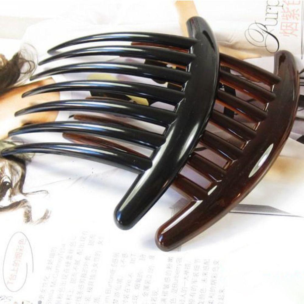 7 Teeth Ponytail Hair Comb Hairpins Girls Hair Fork Hair Accessories Inserts Hair Clip Women кавовий
7 Teeth Ponytail Hair Comb Hairpins Girls Hair Fork Hair Accessories Inserts Hair Clip Women кавовий