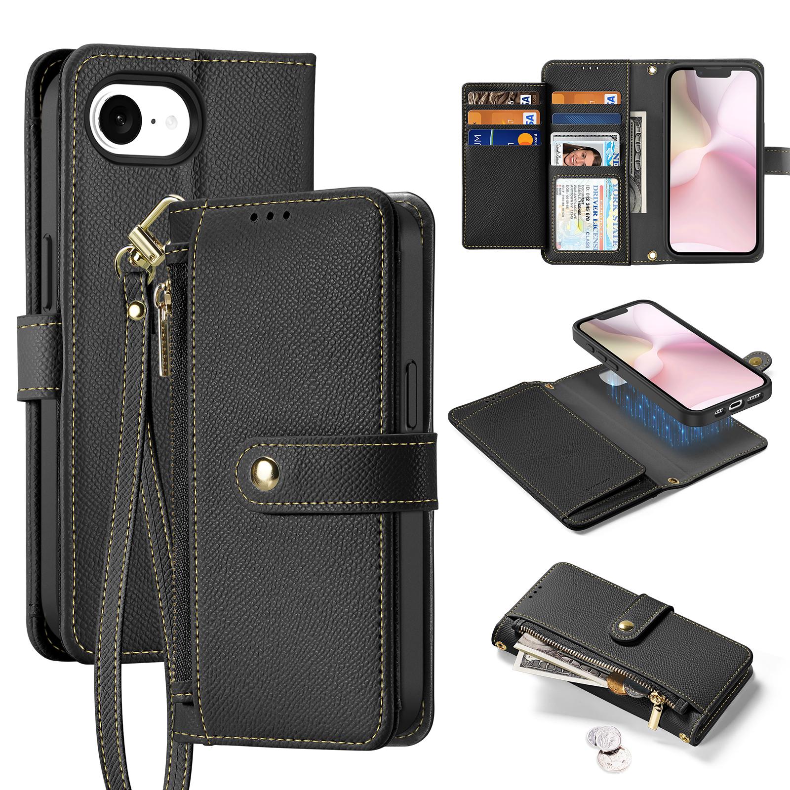 DUX DUCIS Lawa Series For iPhone 16e Case Detachable Magnetic Cowhide Leather Cover Zipper Wallet Black
DUX DUCIS Lawa Series For iPhone 16e Case Detachable Magnetic Cowhide Leather Cover Zipper Wallet Black