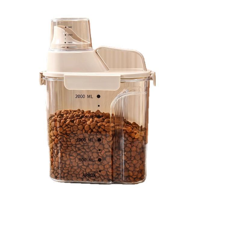 Versatile Pet Food Dispenser – Airtight Moisture-Proof Jar for Dry Wet Pet Food with Visible Scale Markings 2L
Versatile Pet Food Dispenser – Airtight Moisture-Proof Jar for Dry Wet Pet Food with Visible Scale Markings 2L