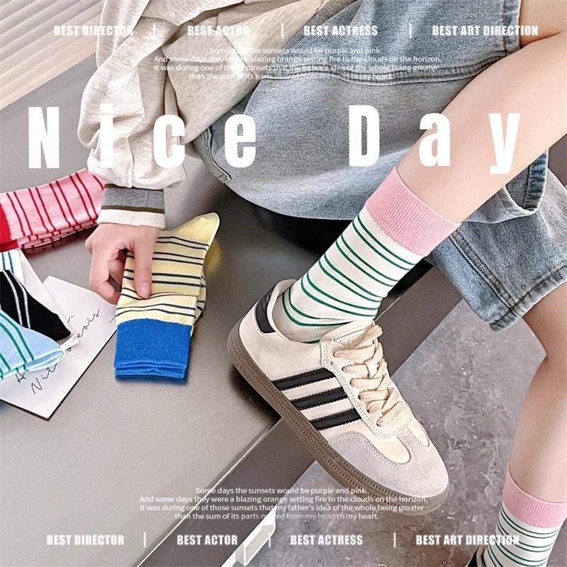 6 Pairs of Socks: Women s Striped Mid-calf Socks with Dad Shoes, Sandals, Dopamine Socks, Summer Thin Sports Socks 6 pairs
6 Pairs of Socks: Women s Striped Mid-calf Socks with Dad Shoes, Sandals, Dopamine Socks, Summer Thin Sports Socks 6 pairs