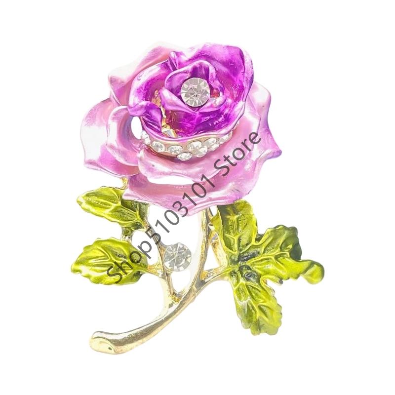 Red Blue Enamel Rose Flower Brooches For Women Lady Rhinestone Beauty Plants Casual Party Brooch Pin Gifts
Red Blue Enamel Rose Flower Brooches For Women Lady Rhinestone Beauty Plants Casual Party Brooch Pin Gifts