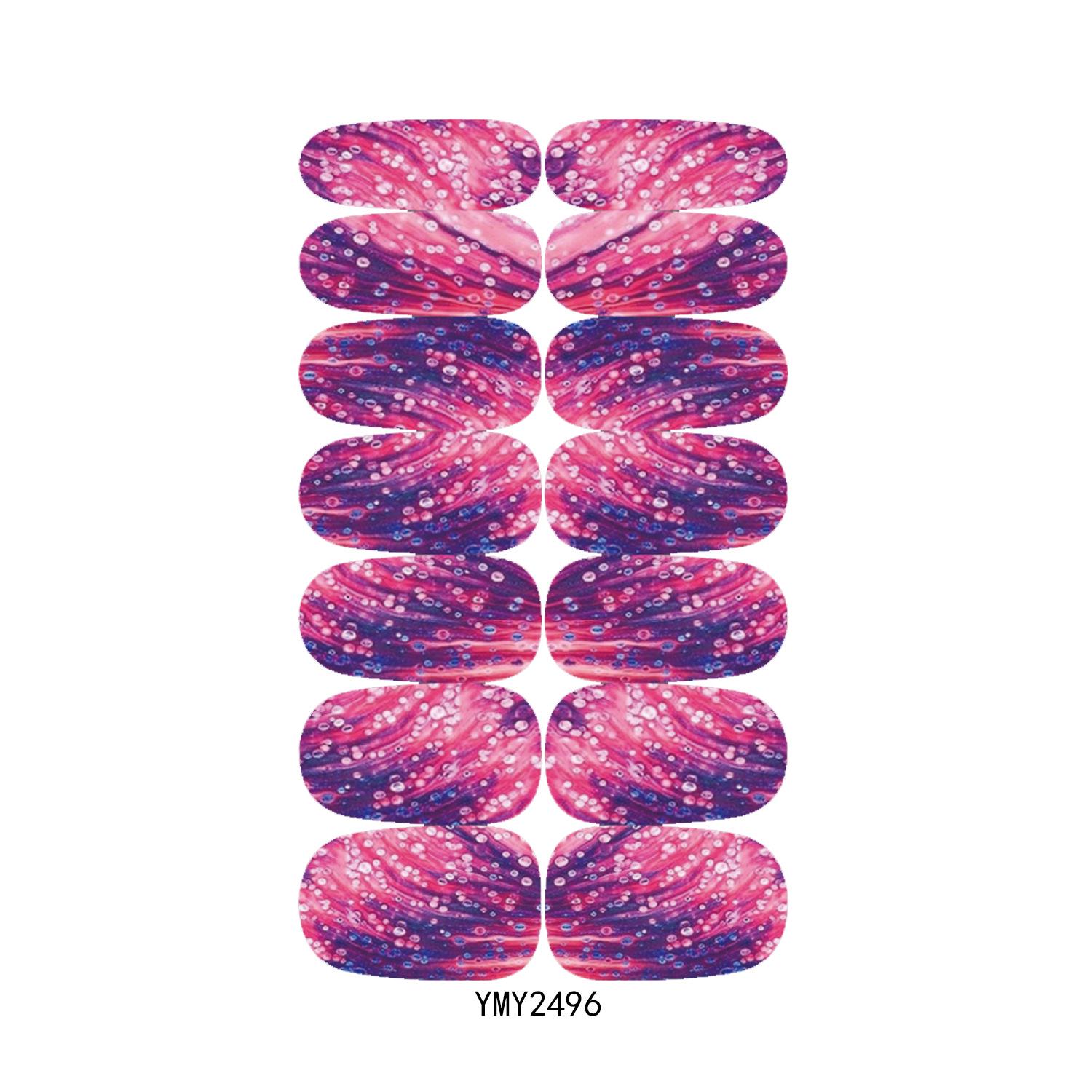 14-Finger Cute French Cartoon Marble Nail Stickers (YMY2490-2451) Full Cover
14-Finger Cute French Cartoon Marble Nail Stickers (YMY2490-2451) Full Cover