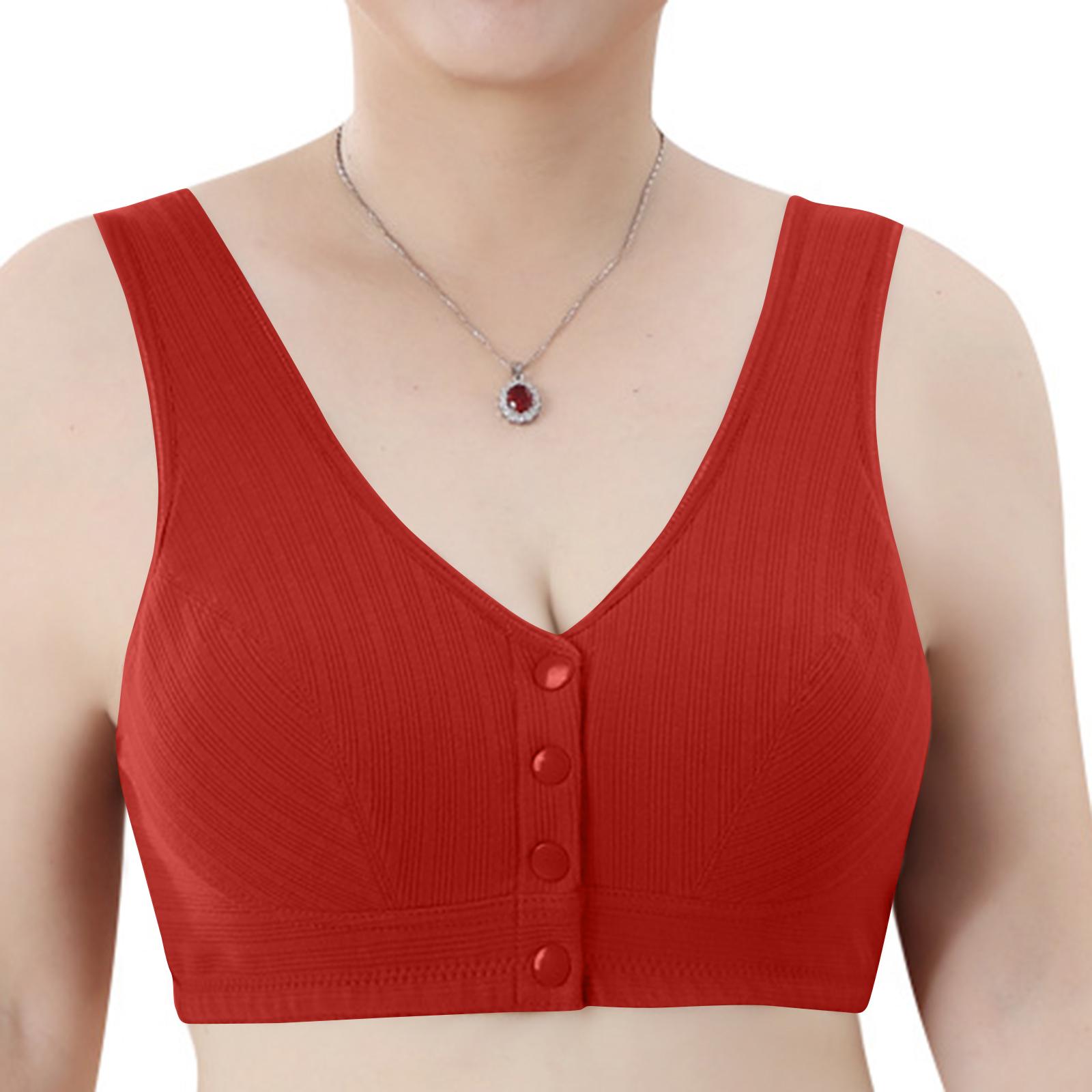 Women s Underwear Without Steel Ring, Front Opening Thread Cotton Large Size Bra 42 червоний
Women s Underwear Without Steel Ring, Front Opening Thread Cotton Large Size Bra 42 червоний