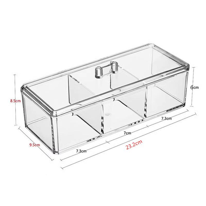Прозрачный ящик для хранения косметики, органайзер для макияжа, ящик для хранения ватных палочек и ватных дисков, настольный акриловый органайзер
Прозрачный ящик для хранения косметики, органайзер для макияжа, ящик для хранения ватных палочек и ватных дисков, настольный акриловый органайзер