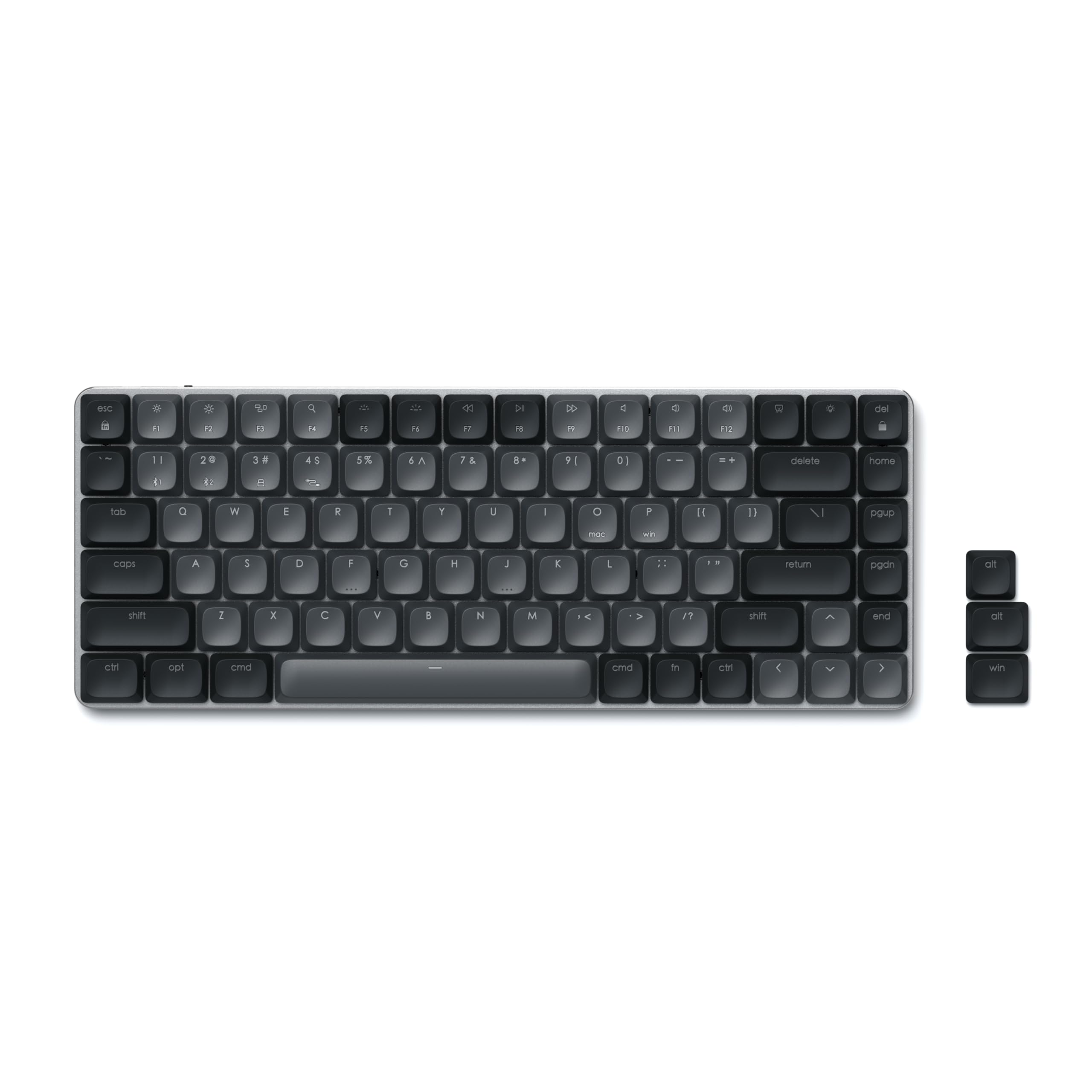 Satechi SM1 Mechanical Keyboard with LED Backlight BluetoothUSB-A ReceiverUSB-C Wired Mode Switching 84 Keys 75% Compact Game US English Layout
Satechi SM1 Mechanical Keyboard with LED Backlight BluetoothUSB-A ReceiverUSB-C Wired Mode Switching 84 Keys 75% Compact Game US English Layout