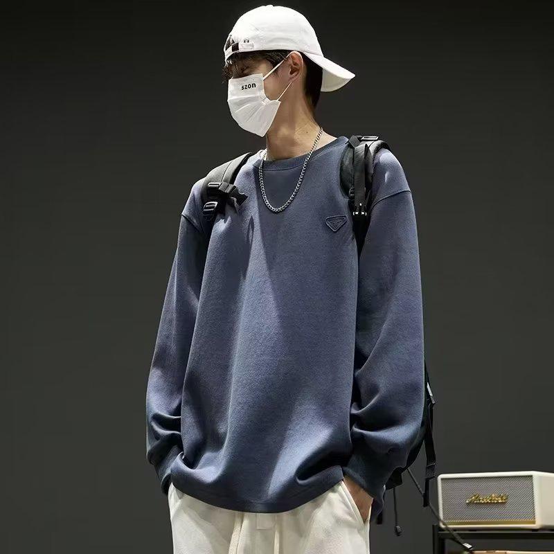 Men s Heavyweight Long-Sleeve Solid Color Hoodie - Japanese Trend Round Neck Base Layer for Spring and Autumn XL королівський синій колір
Men s Heavyweight Long-Sleeve Solid Color Hoodie - Japanese Trend Round Neck Base Layer for Spring and Autumn XL королівський синій колір