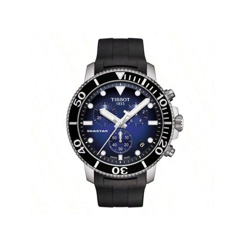 Tissot Men s Sports Dive Watch - Tissot Seastar 1000 Chronograph, 45.5mm stainless steel case, blue gradient dial, black T120.417.17.041.00 синій
Tissot Men s Sports Dive Watch - Tissot Seastar 1000 Chronograph, 45.5mm stainless steel case, blue gradient dial, black T120.417.17.041.00 синій