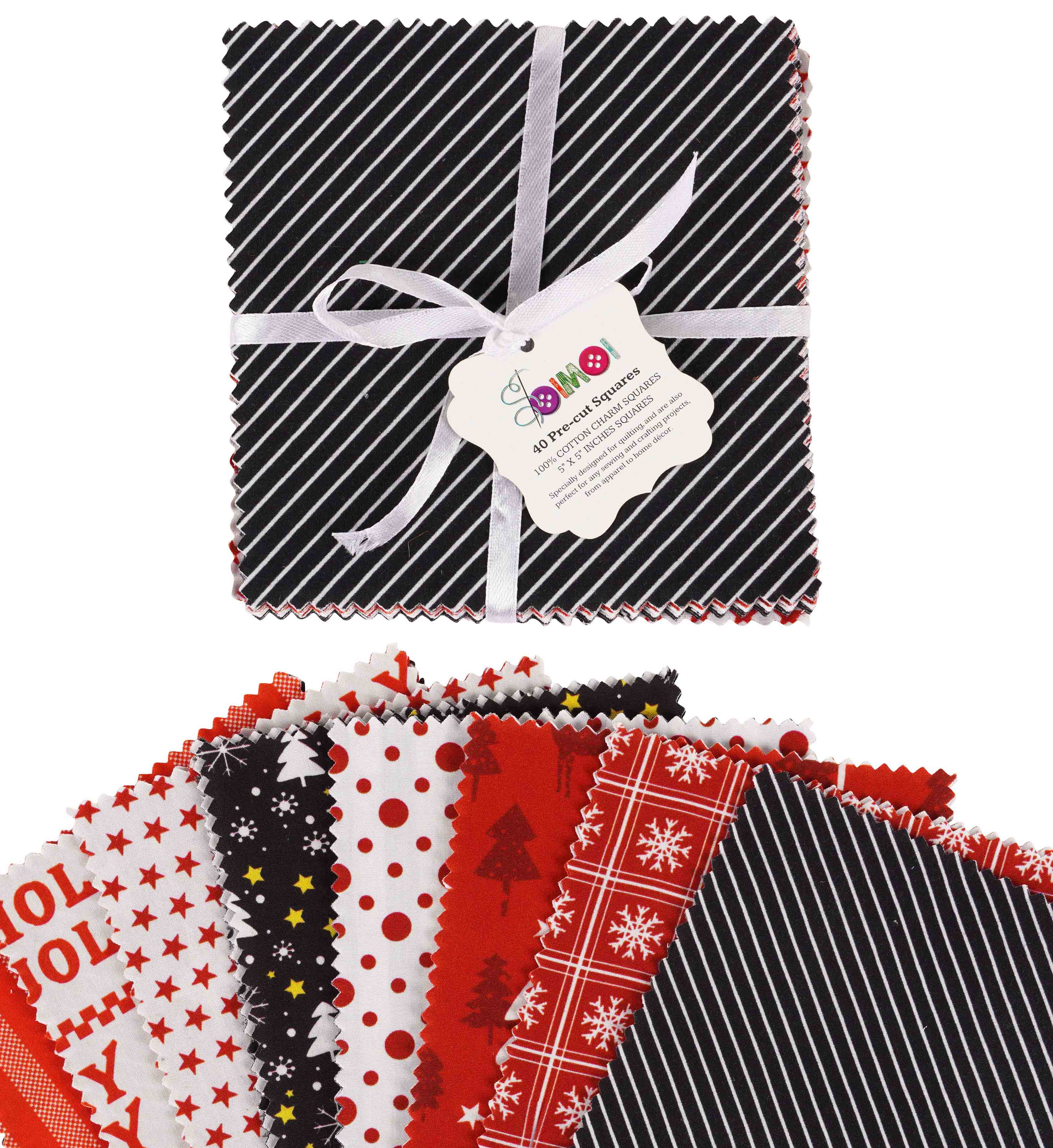 Soimoi Christmas Theme Print Precut 5-inch Cotton Fabric Quilting Squares Charm Pack DIY Patchwork Sewing 5x5 чёрный
Soimoi Christmas Theme Print Precut 5-inch Cotton Fabric Quilting Squares Charm Pack DIY Patchwork Sewing 5x5 чёрный